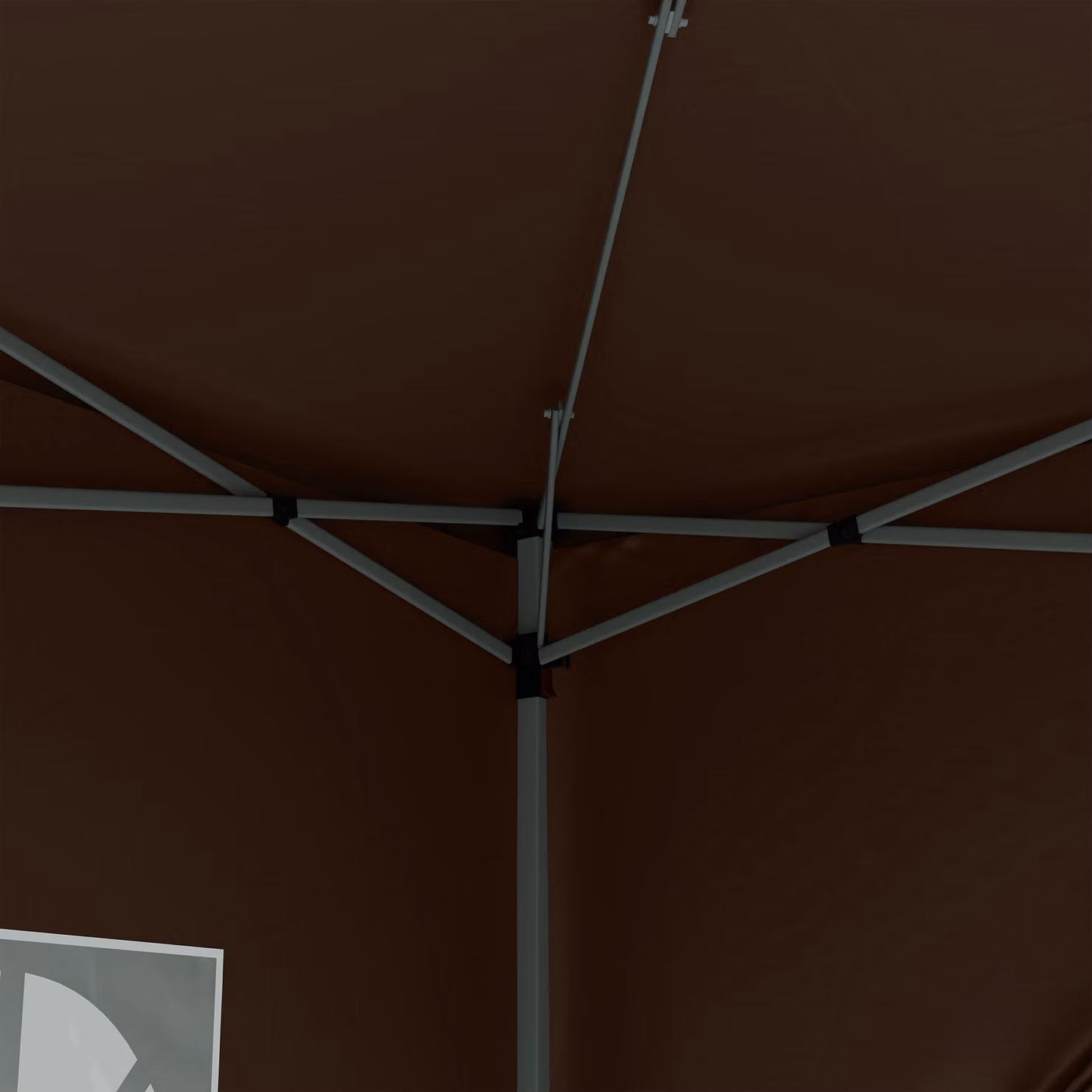Outsunny Brown Steel Frame Gazebo with Water Resistant Canopy – 8