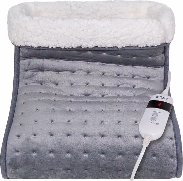 Russell Hobbs RHHSL1001 Electric Foot Warmer with 3 Heat Settings in Grey – 1