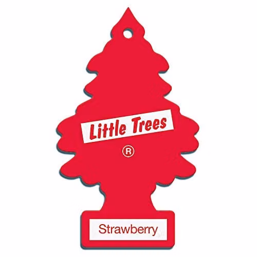 Little Trees Air Freshener Strawberry Fragrance, Red – 1