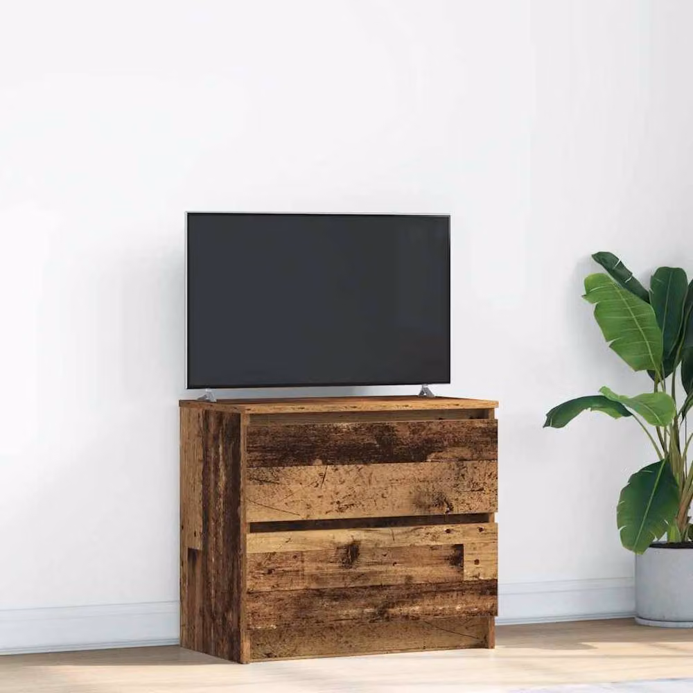 Berkfield Home Rustic TV Cabinet in Brown, W/D/H: 60 x 35 x 54 cm – 2