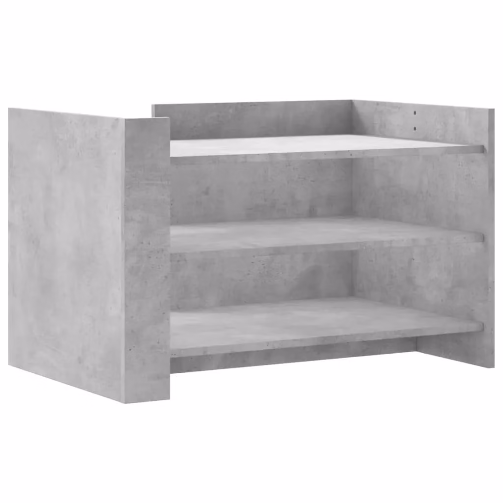 Berkfield Home Concrete Grey Industrial Coffee Table, W: 80 cm, D: 50 cm, H: 50 cm – 2
