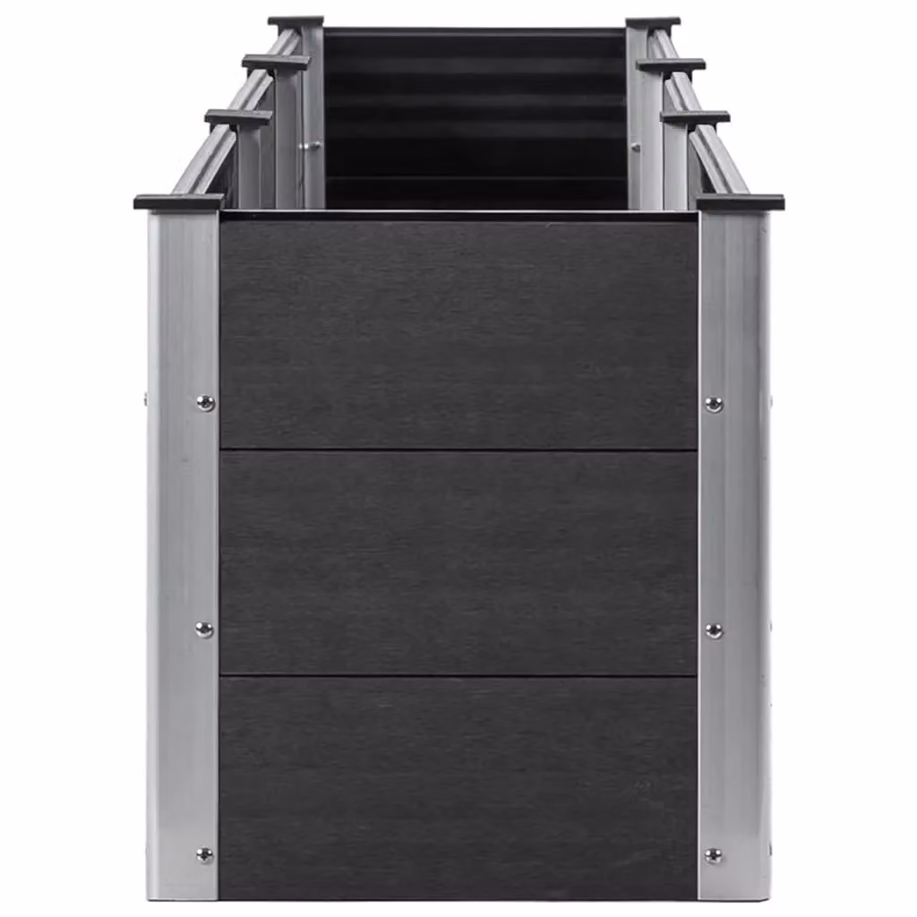 Berkfield Home Garden Grey WPC Raised Bed W: 300 cm, D: 50 cm, H: 54 cm – 3