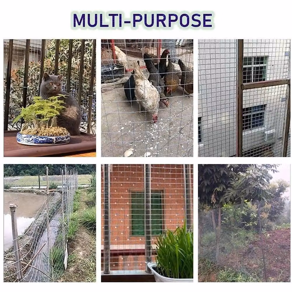 Havendro Galvanised Steel Chicken Wire Mesh Aviary, Silver, 4m Length, Height: 900mm, 13mm Mesh – 5