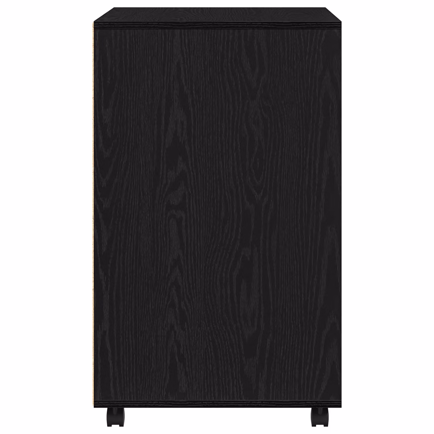 Berkfield Home Rolling Cabinet in Black Oak with Roll Shutter Doors, W/D/H: 60 x 48 x 81 cm – 5