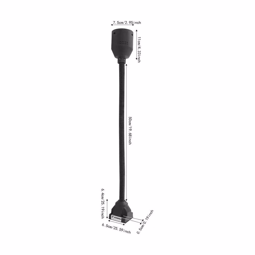 EONLION Adjustable LED Task Light in Black for Home Office and Industrial Use – 2