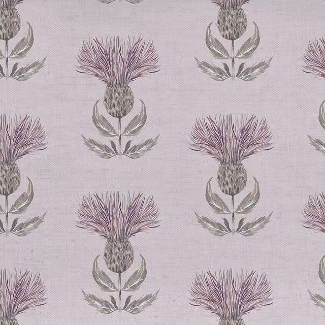 Voyage Maison Firth Fabric in Mauve and Cream