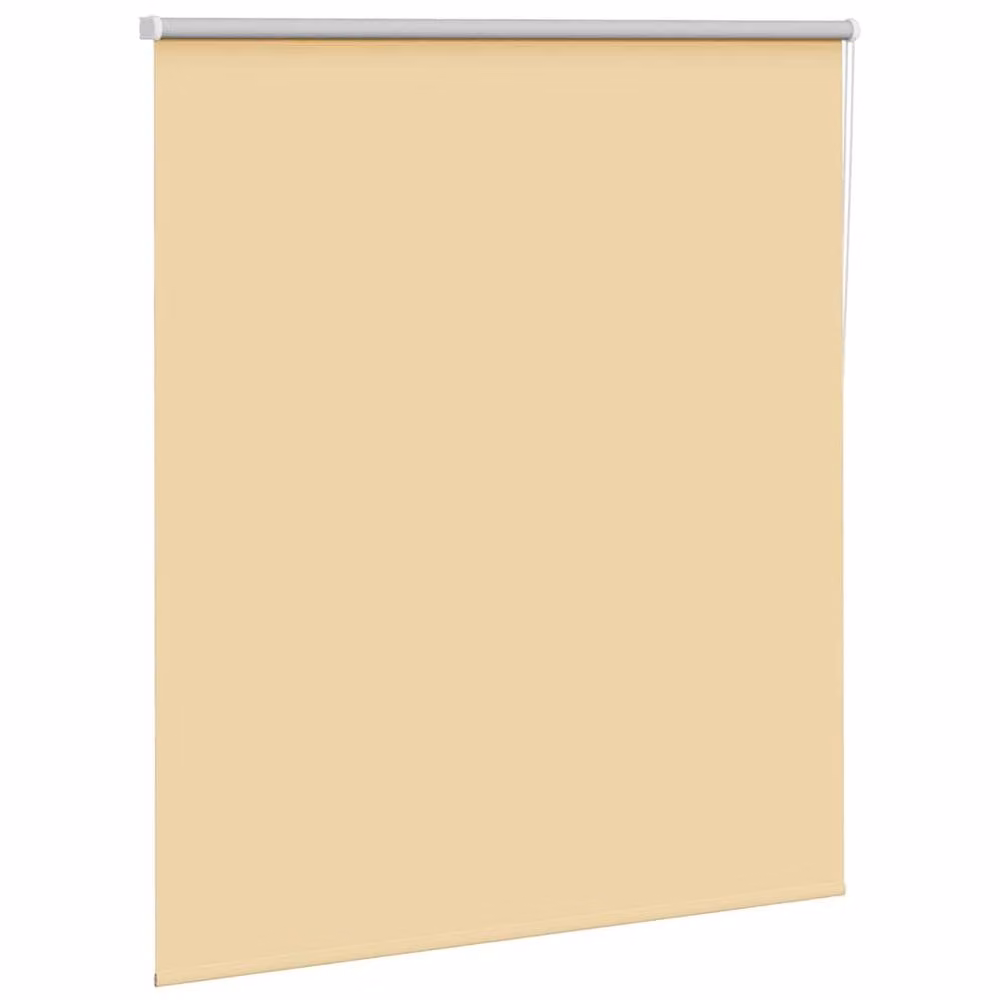 Berkfield Home Blackout Roller Blind in Beige Polyester, W: 135 cm, H: 130 cm
