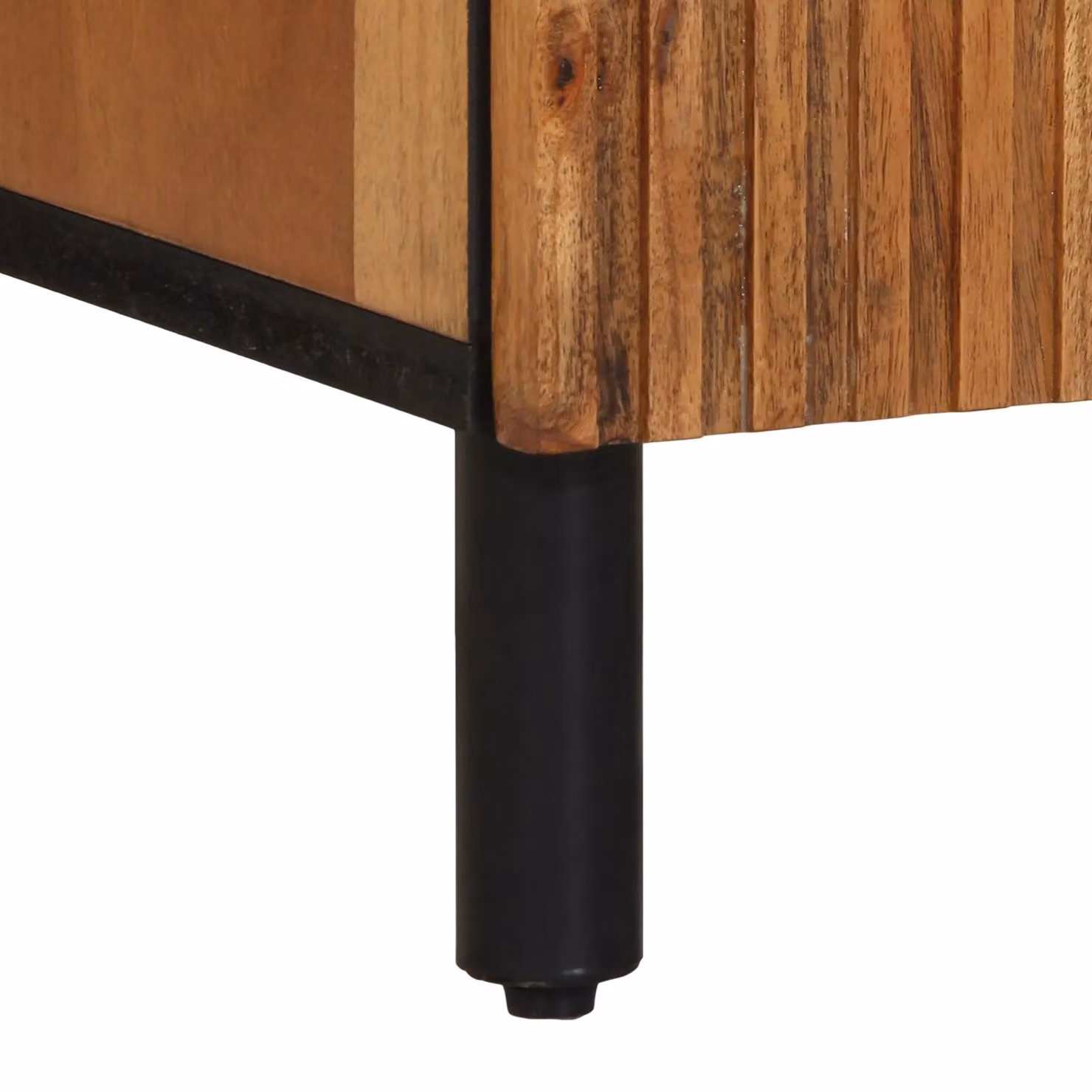 Berkfield Home Acacia Wood Sideboard in Brown, W/D/H: 40 x 33 x 75 cm – 4
