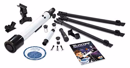 Buki Astronomy Telescope with 30 Activities in White – 3