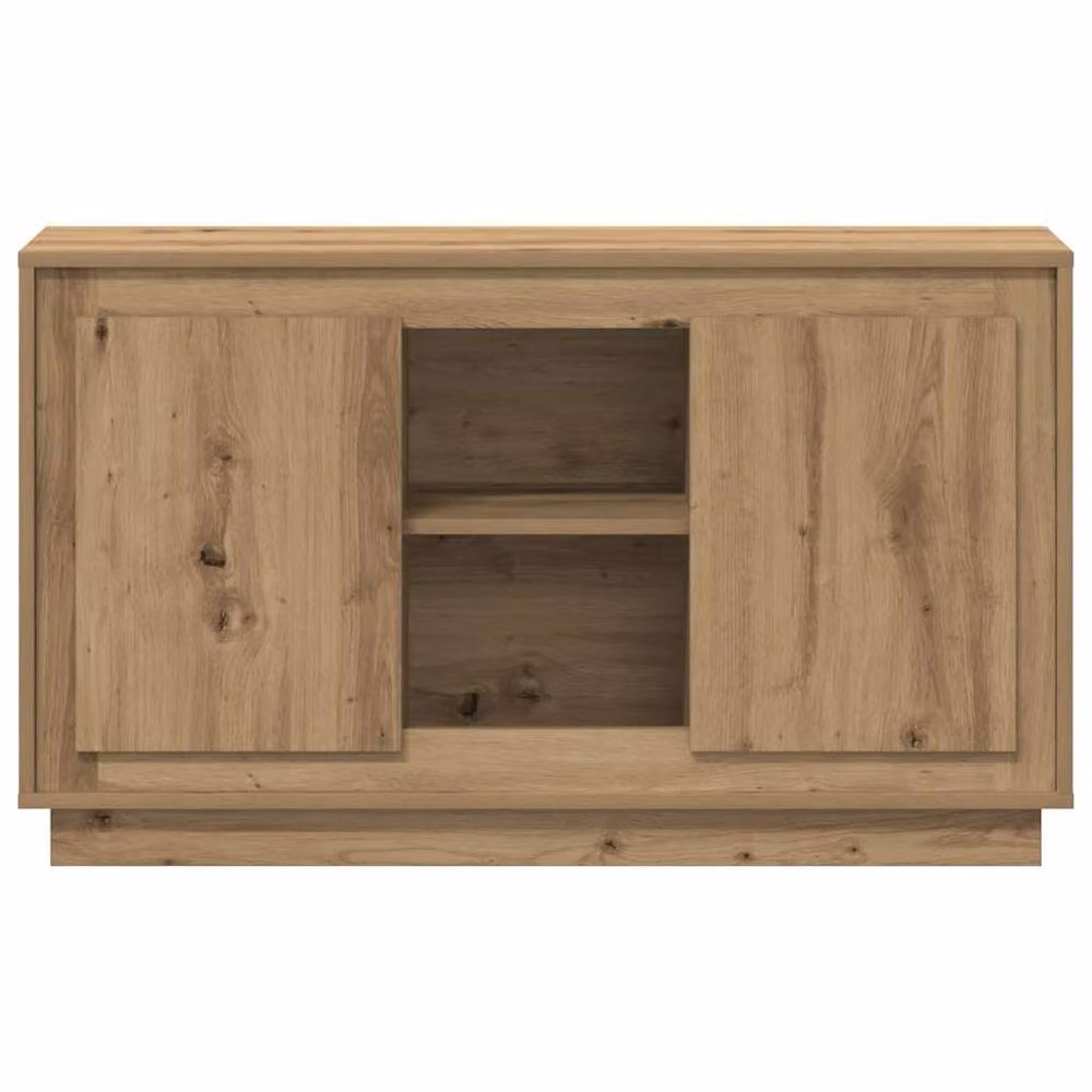 Berkfield Home Artisan Oak Sideboard in Brown, W/D/H: 102 x 35 x 60 cm – 3