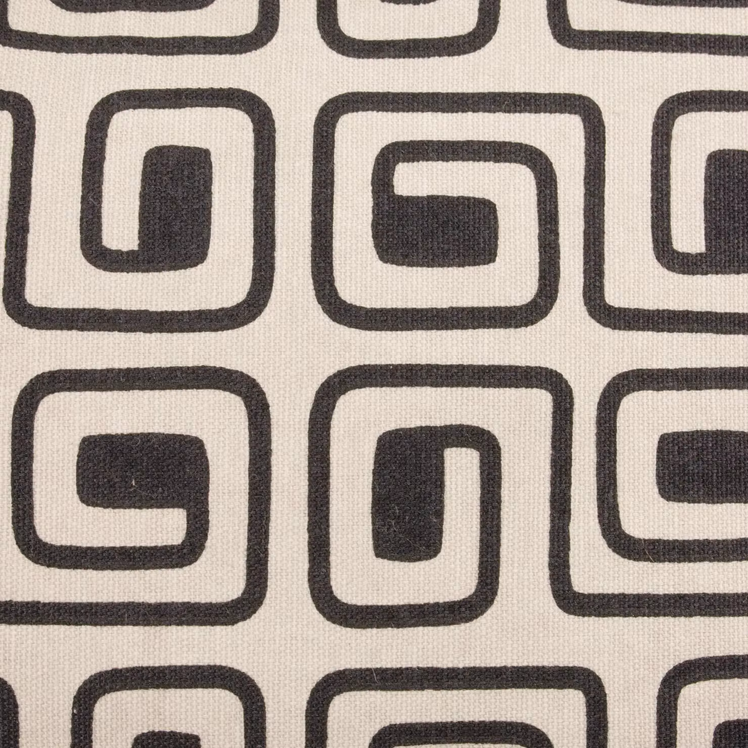 HOEM Safara Printed Black Cotton Rectangular Cushion W: 50 cm, H: 35 cm – 5