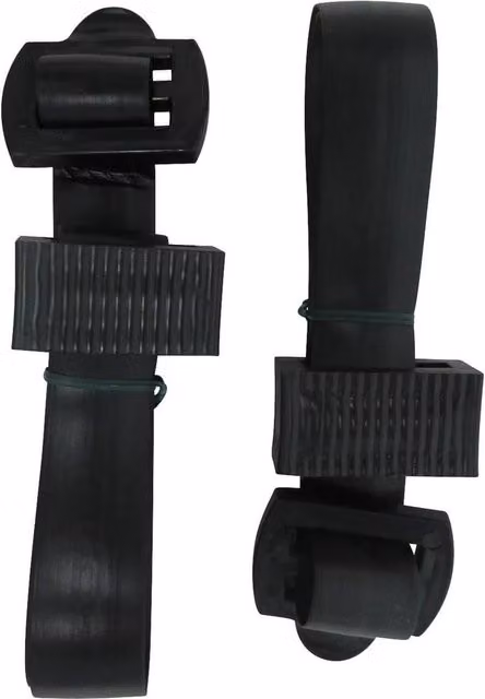 Smart Garden Products Heavy Duty Adjustable Rubber Tree Tie Support, 2 Pack, Black – 3