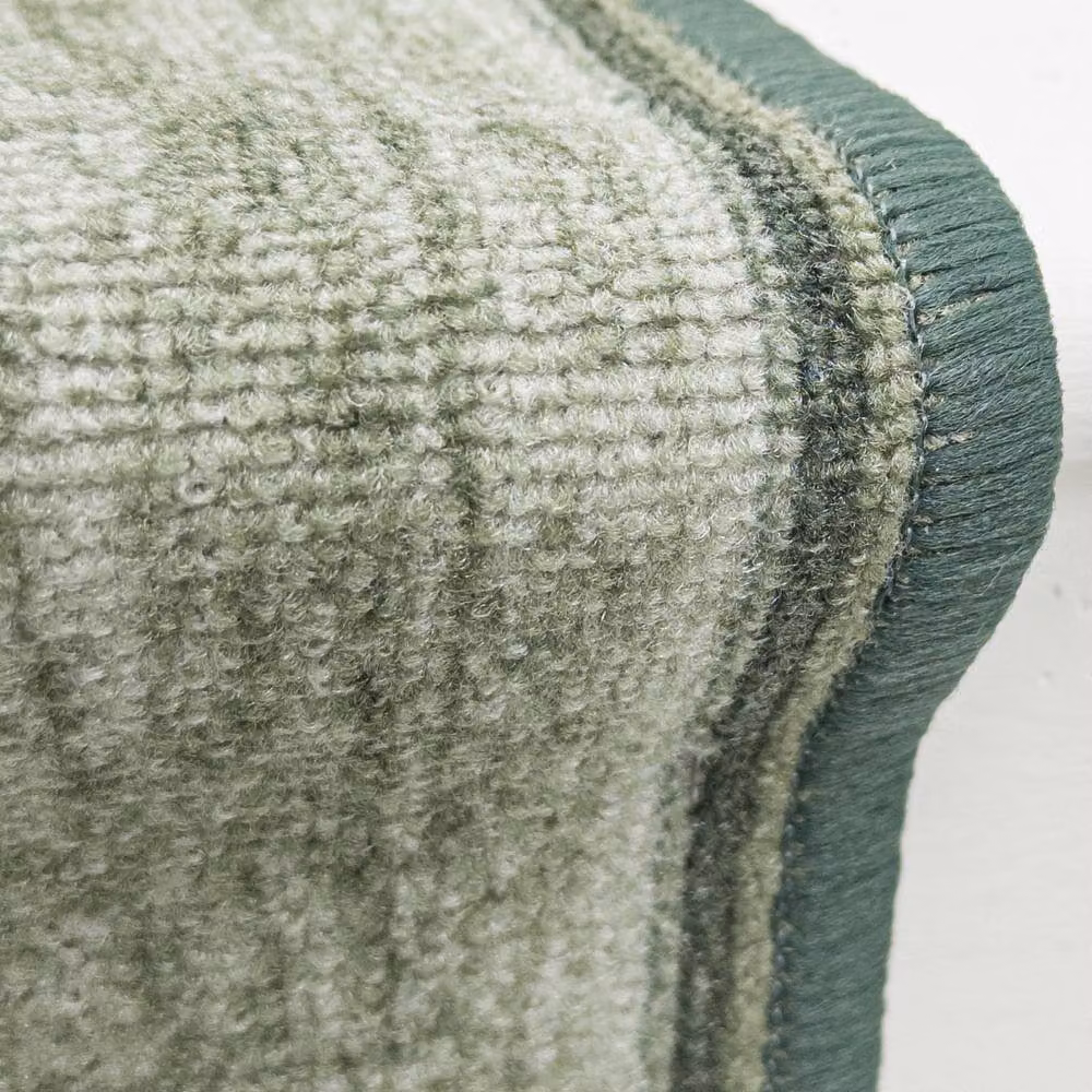 runrug Rama Stair Runner Carpet, Green, W: 100 cm x L: 720 cm – 2
