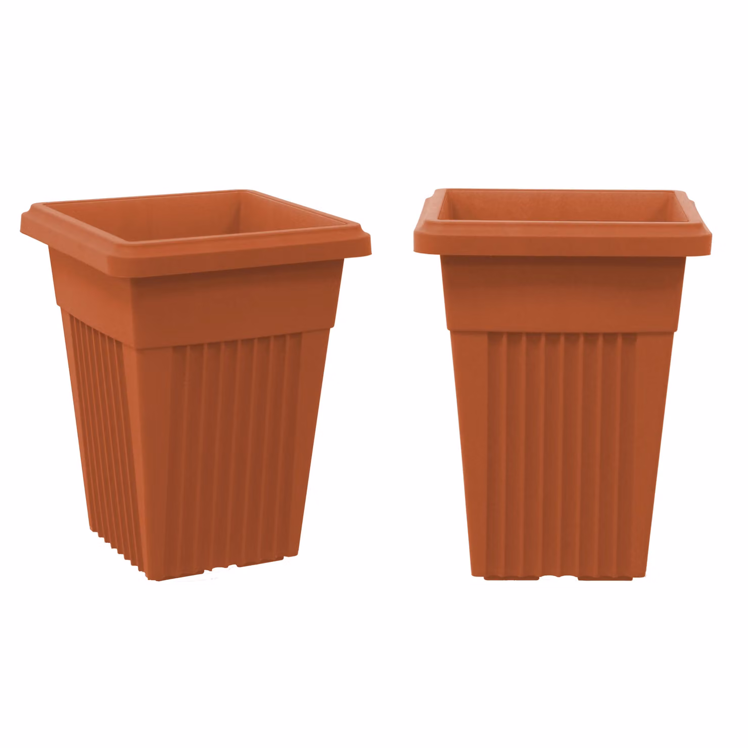 Simpa Sovereign Pillar Upright Planter Set of 2 in Terracotta, 40 cm – 2