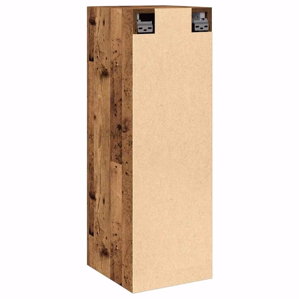 Berkfield Home Modern Wall Mounted TV Cabinet in Brown Old Wood, W/D/H: 30.5 x 30 x 90 cm – 3