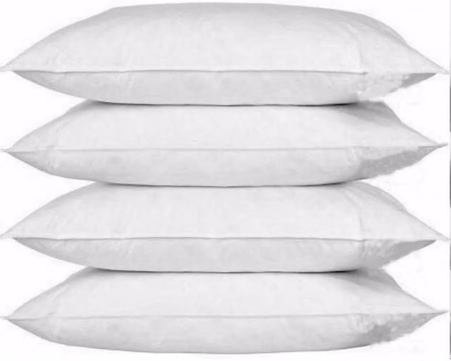 PAWNORA 4-Pack Anti-Allergy, Waterproof and Antibacterial Pillow Protectors in White
