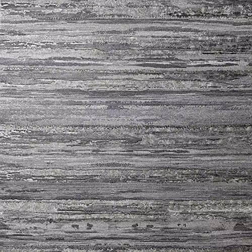 Arthouse Sahara Pewter Grey Abstract Vinyl Wallpaper Roll – 1
