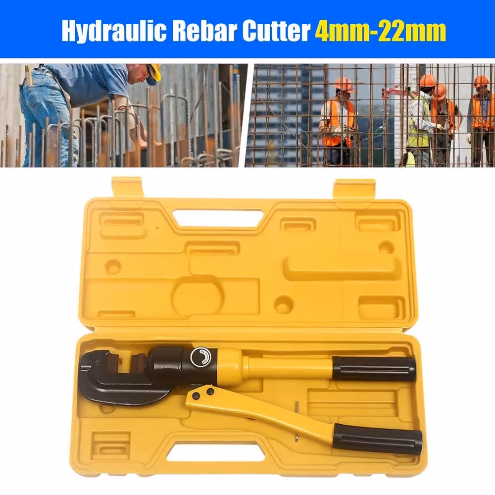 SPETLEK 13 Ton Hydraulic Steel Cutter Tool, 4-22mm, Yellow, W: 520 mm – 2