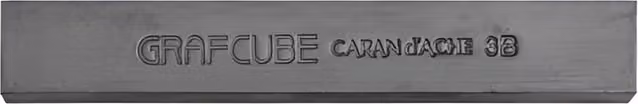 Caran d'Ache Grafcube 3B Natural Graphite Stick in Assorted Grey and Multicolour