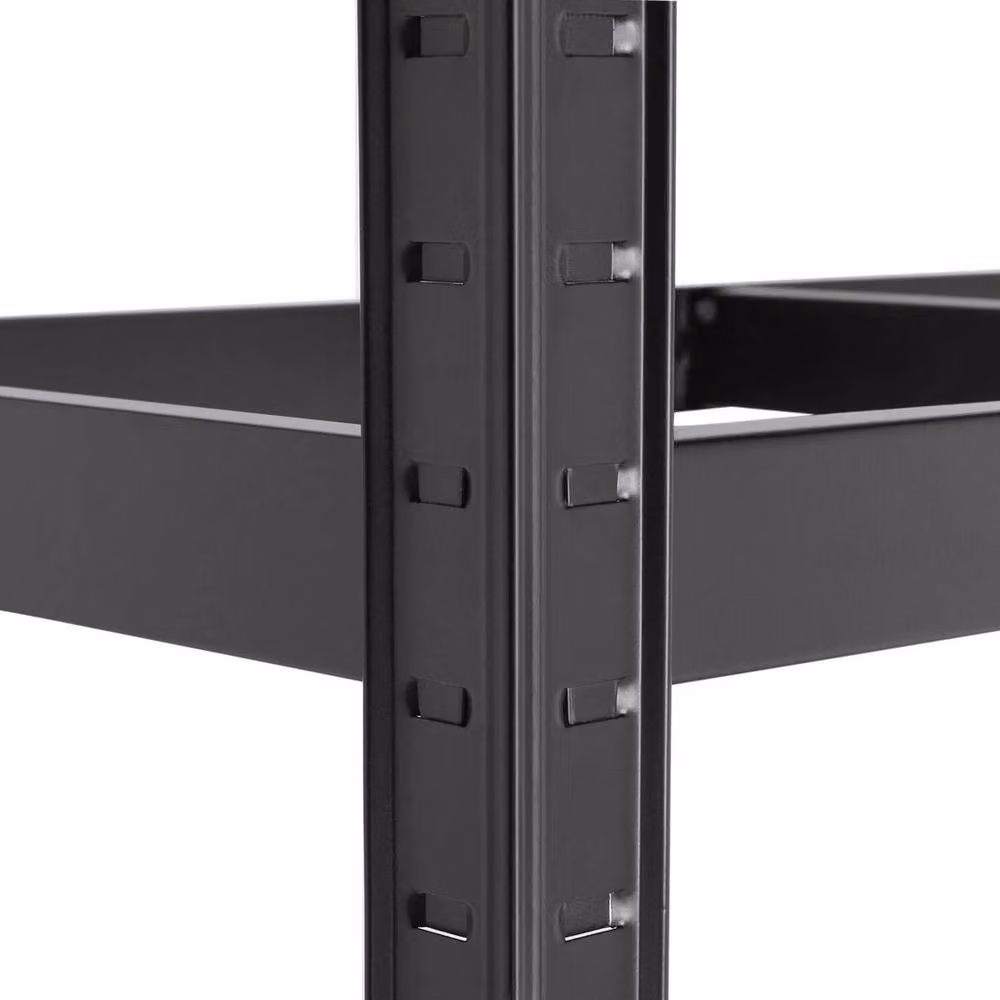 Kelvenix Heavy Duty 5-Tier Garage Shelving Unit in Black, H 180 x W 90 x D 40 cm – 4
