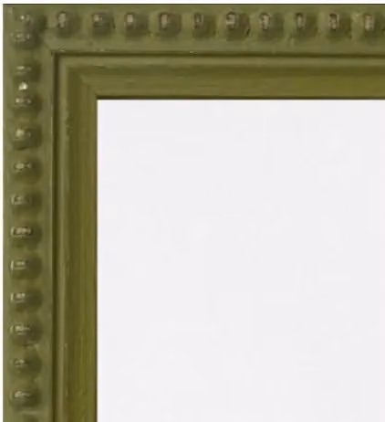 Frames & Mirrors 4U Crown Single Rectangular Wooden Picture Frame in Green – 2