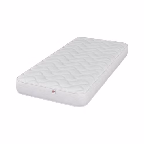 Aspire Beds UK Made White Fabric Bonell Spring Support Rolled Mattress, W/D/H: 90 x 190 x 20 cm – 2