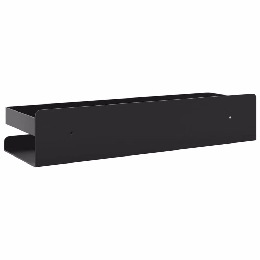 Berkfield Home Matt Black Shower Shelf, Rustproof Brushed 304 Stainless Steel, W/D/H: 30 x 10 x 6 cm – 4