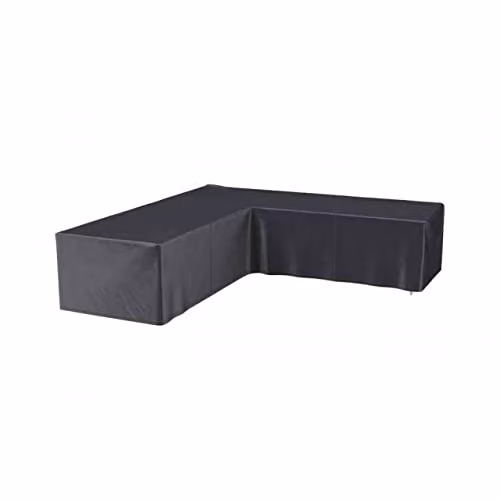 AeroCover Protective L-Shape Corner Sofa Cover in Anthracite Grey, W/D/H: 220 x 220 x 90 cm – 1