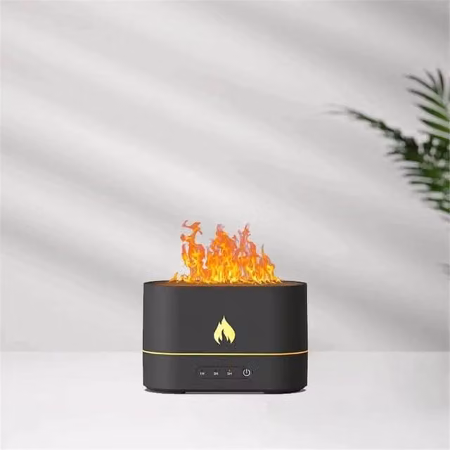 Nordara Black Flame Design Ultrasonic Aroma Diffuser and Essential Oil Humidifier – 1