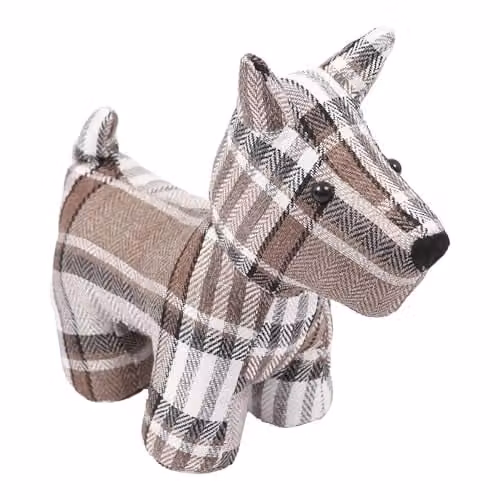 Nicola Spring Bentley The Dog Door Stop, Brown, W/D/H: 30 x 24 x 13.6 cm – 1