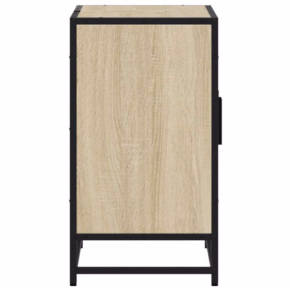 Berkfield Home Freestanding Bathroom Sink Cabinet in Sonoma Oak Beige, W/D/H: 90 x 33 x 60 cm – 2