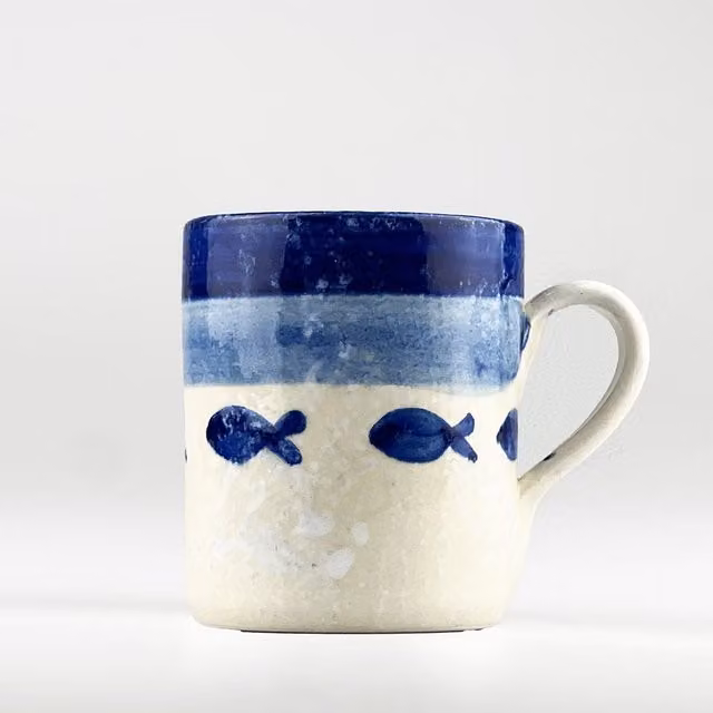 Selbrae House Ceramic Mug in Blue