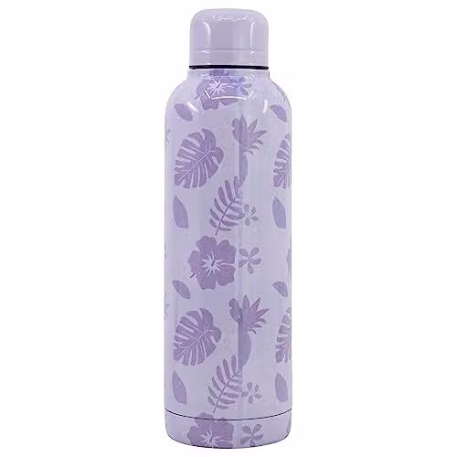 Stor Lilo & Stitch Vacuum Insulated Stainless Steel Thermal Bottle, 515 ml, Purple