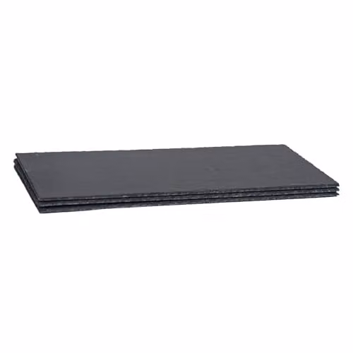 Argon Tableware Modular Slate Table Runner in Black or Grey, W: 150 cm, D: 25 cm