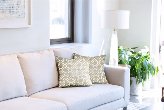 NewEdgeBlinds Modern Grey Chenille Square Cushion Cover