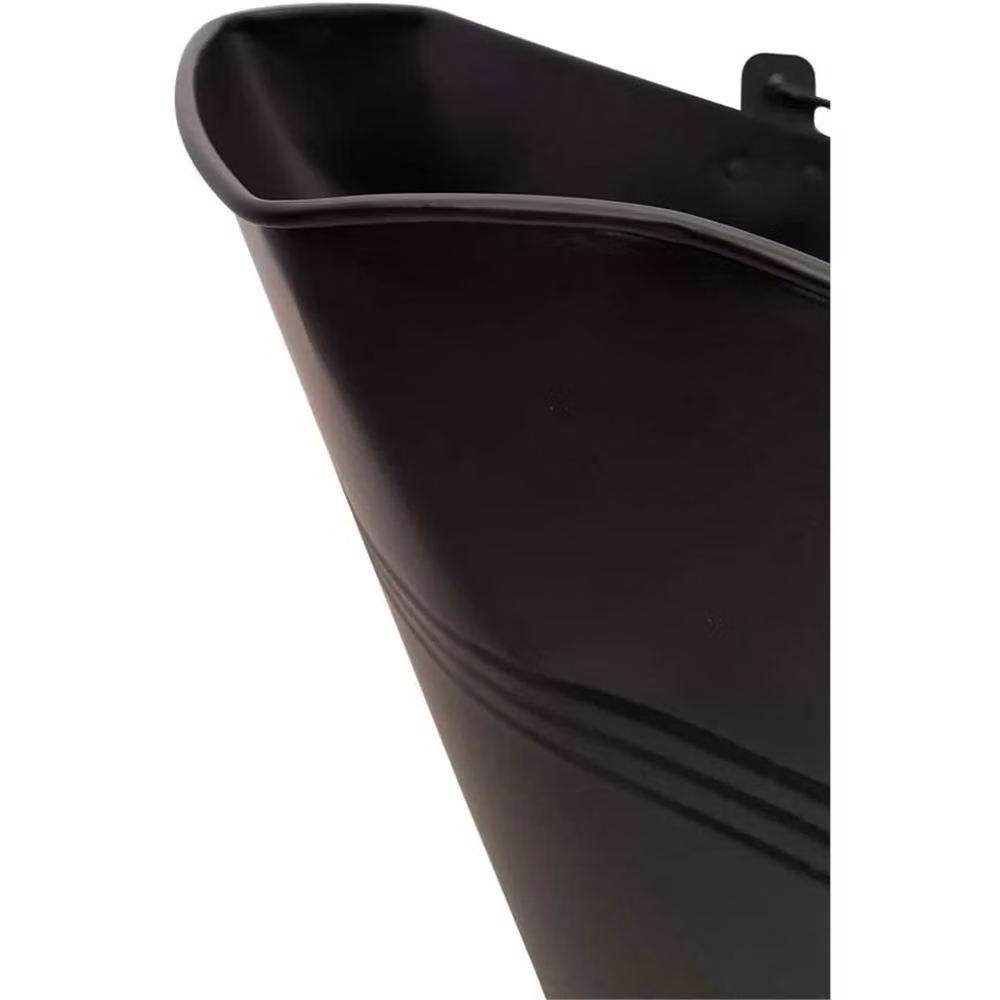 Nordara Steel Fireside Coal Bucket and Shovel Set Ash Storage Holder in Black – 4