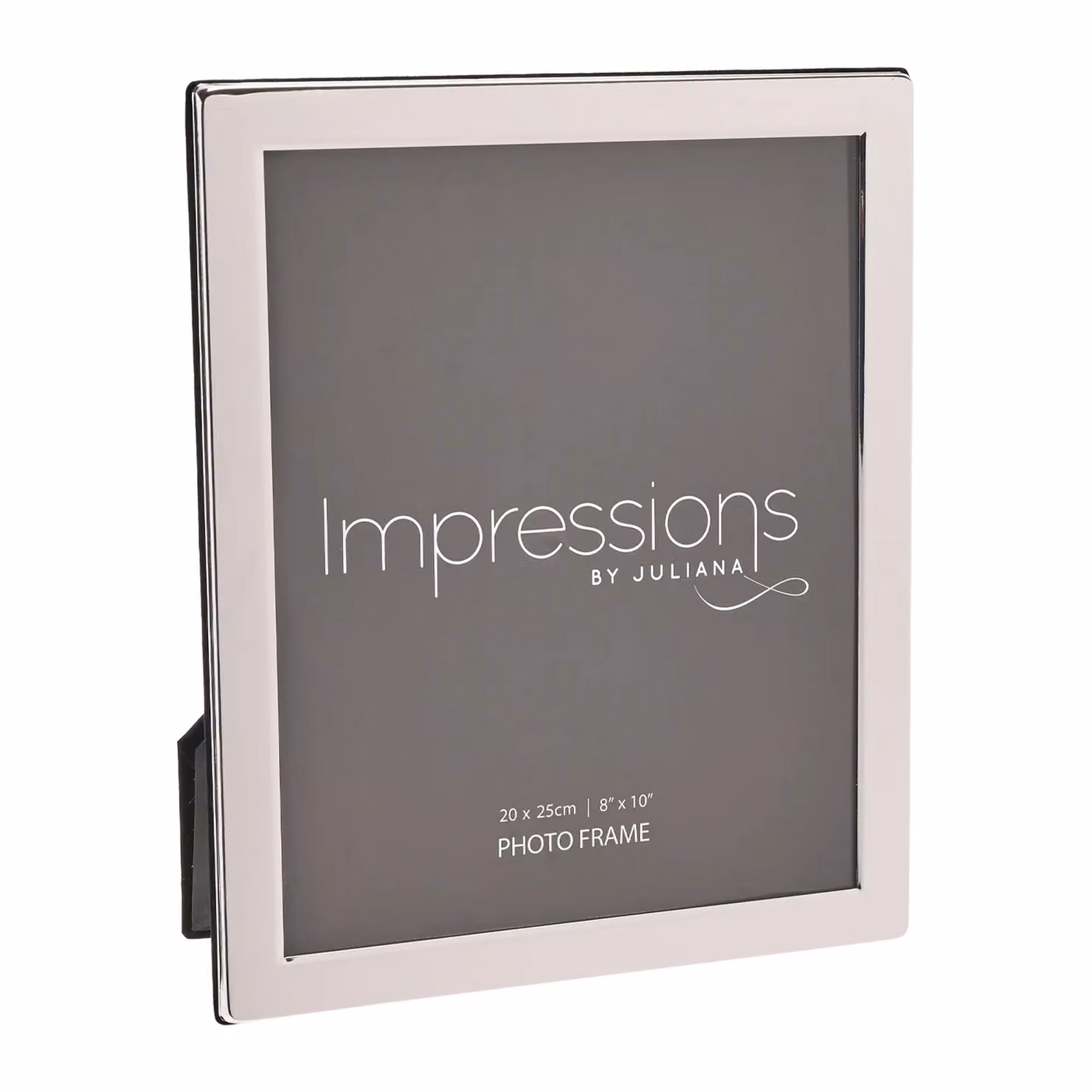IMPRESSIONS Classic Silver Plated Rectangular Metal Photo Frame for Tabletop Use – 2