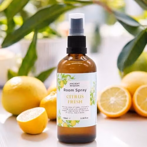 Ancient Wisdom Room Spray Citrus Fresh 100ml in Brown