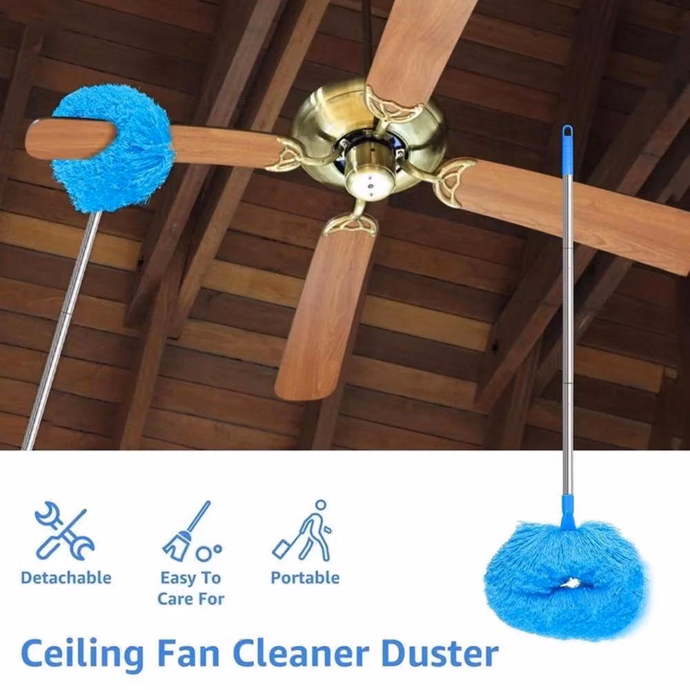 Kelvenix Blue Microfibre Feather Duster with Telescopic Handle – 3