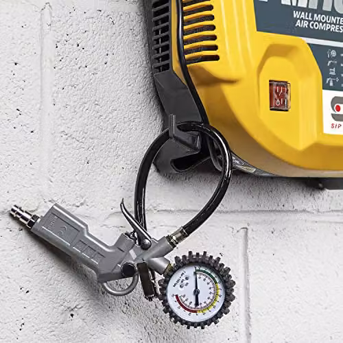 SIP AirHub Wall-Mounted Direct Drive Air Compressor, Yellow, Silver and Multicolour, W/D/H: 30 x 30 x 30 cm – 2
