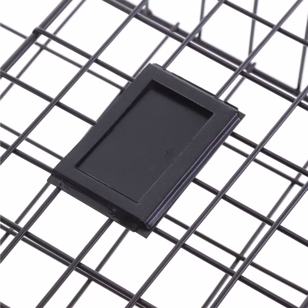 SPETLEK Large Black Metal Wire Wall Mounted Magazine and Newspaper Basket – 2