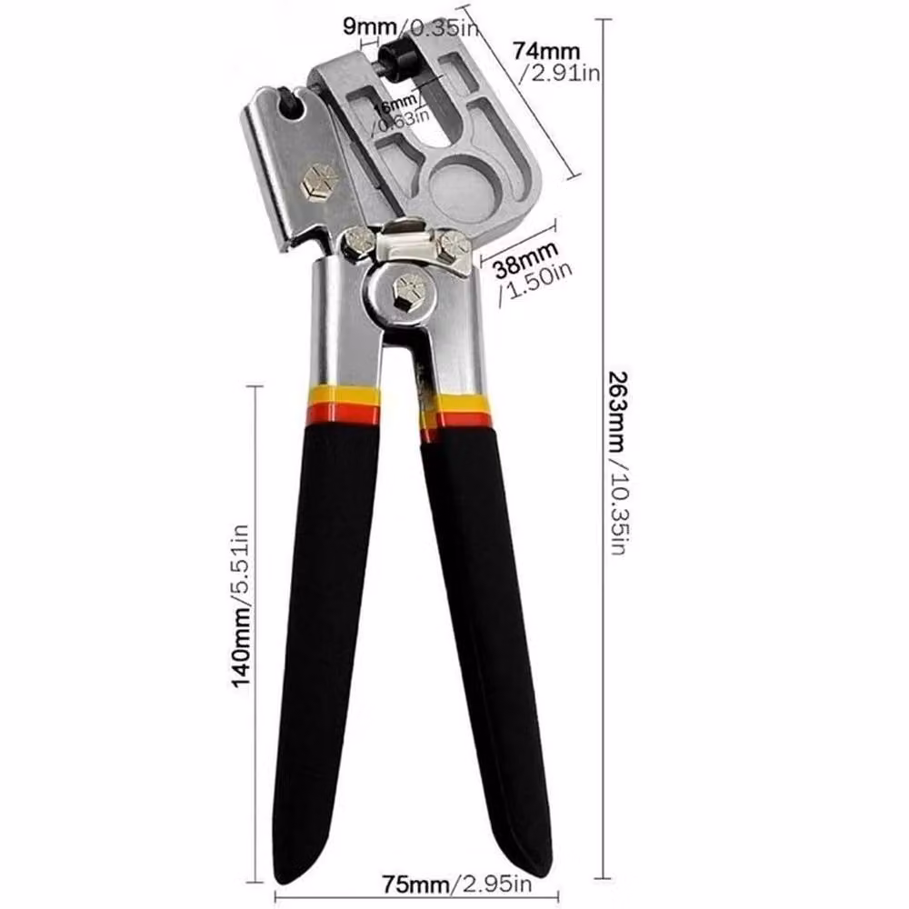 FLAVORA Aluminum Alloy Drywall Framing Metal Hand Tool in Silver and Multicolour, W: 520 cm, L: 10000 cm – 2