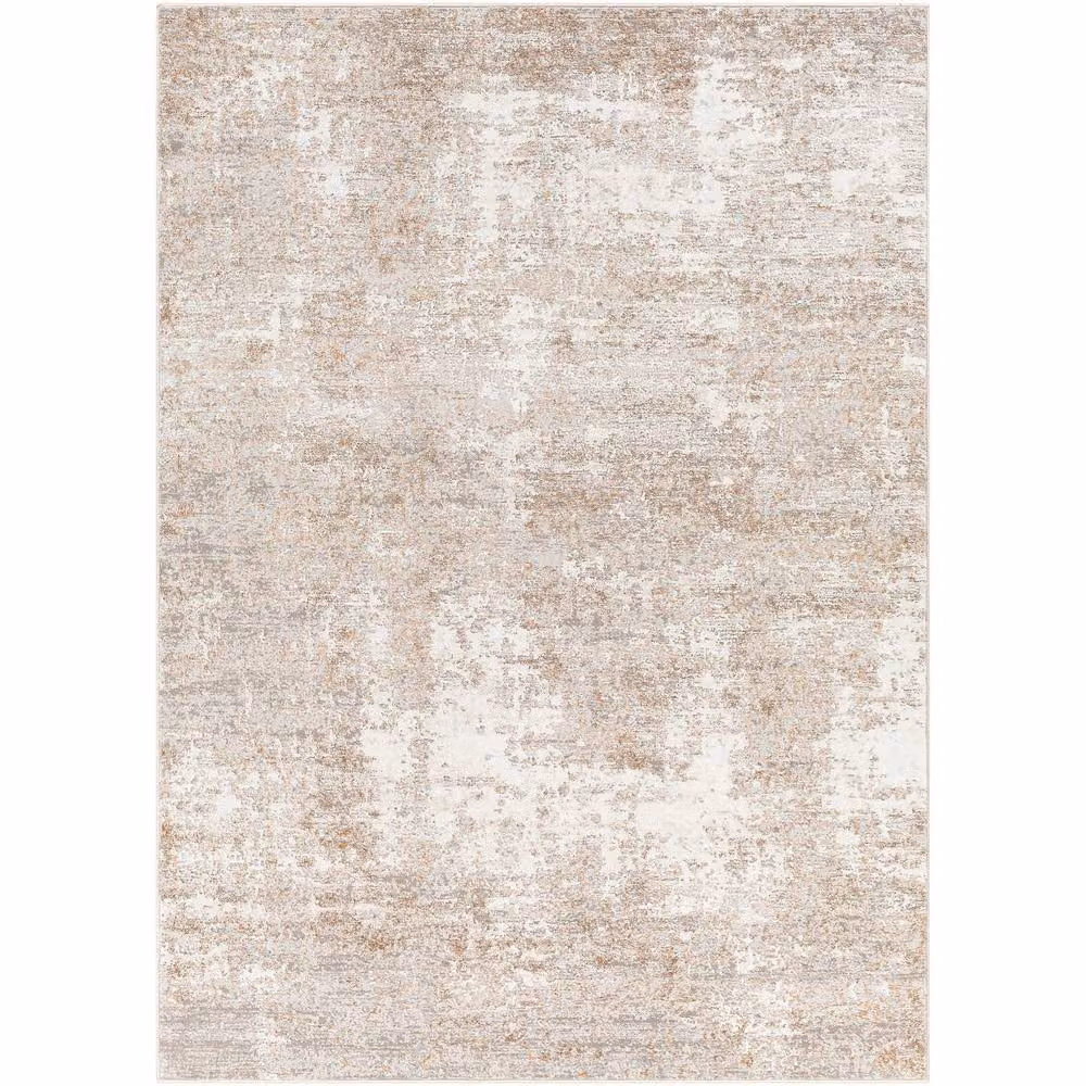 Livabliss Allegro Abstract Modern Marble Rug in Beige and Grey, W: 200 cm, D: 275 cm – 2