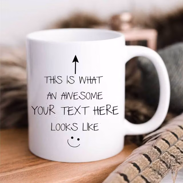 60 Second Makeover V2 Personalised White Ceramic Mug – 1