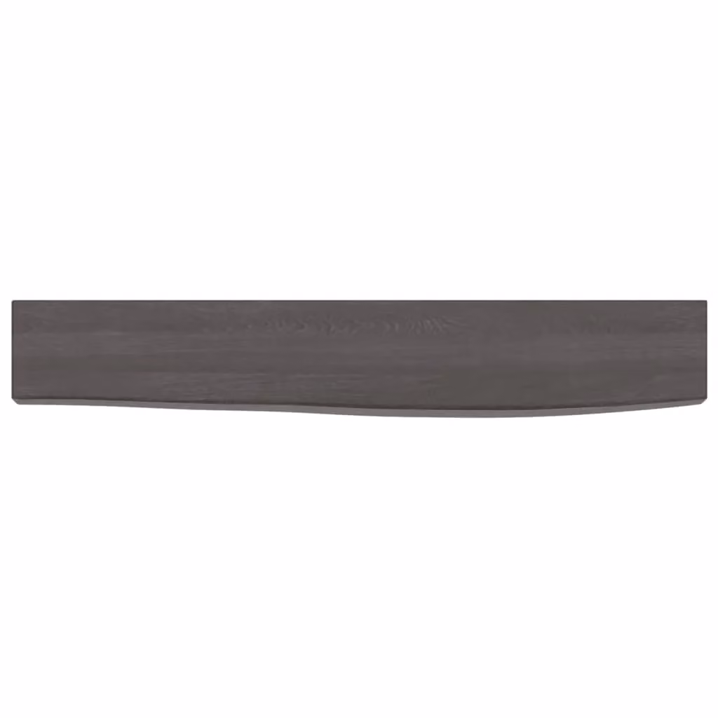 Berkfield Home Wall Mounted Rustic Oak Shelf in Brown and Grey, W/D/H: 60 x 10 x 4 cm – 2