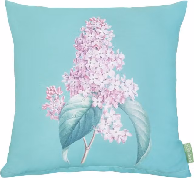 Gardenista Country Floral Green Outdoor Scatter Cushion with Removable Washable Polyester Cover