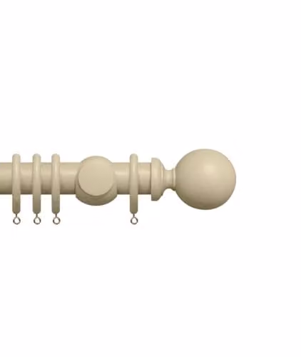 New Edge Blinds Beige Curtain Pole, Width: 180 cm