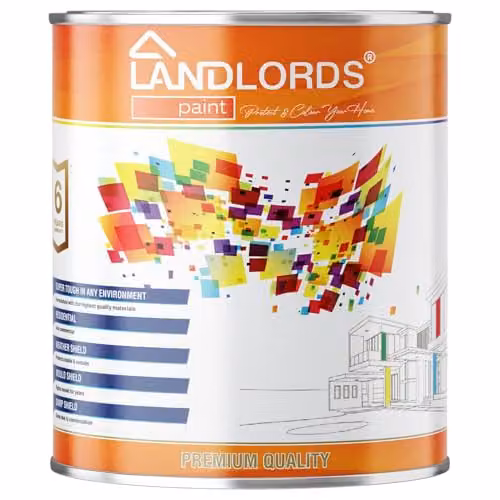 Landlords Water-Based Matt Wood and Garden Paint in White, 1 l