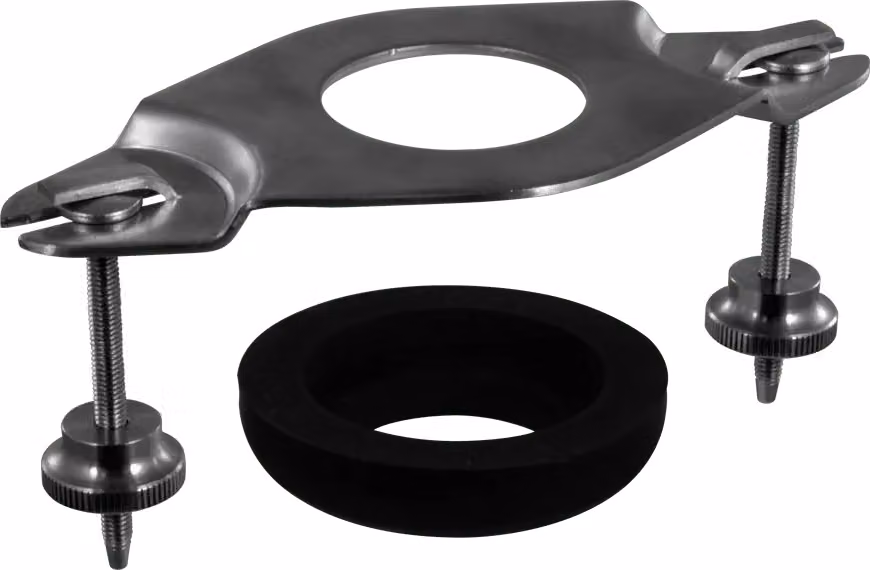 McAlpine Supereasy 1.5 inch Close Coupling Cistern Kit CC-KIT in Black with Stainless Steel Mounting Set – 3