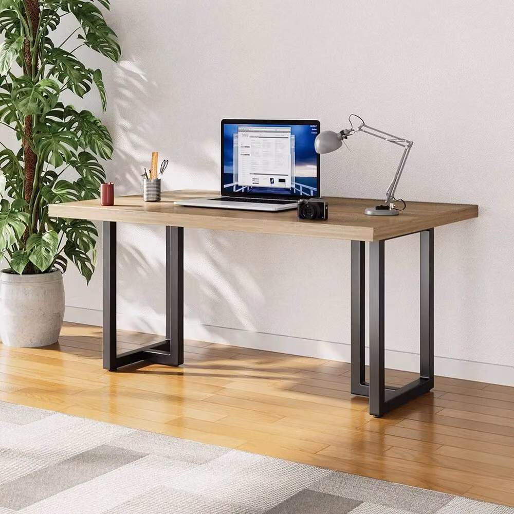 KORVIXA Industrial Rustic Steel Table Legs in Black, W/D/H: 7 x 50 x 71 cm – 2